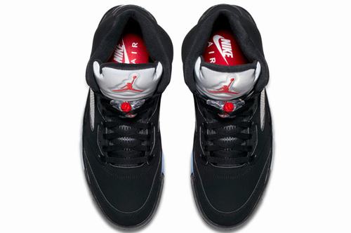 Retro Air Jordan 5 Metallic Black-3