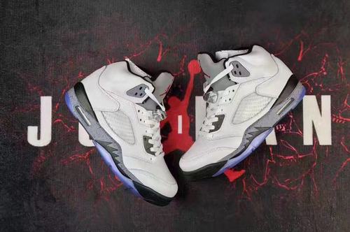 Retro Air Jordan 5 White Cement-3