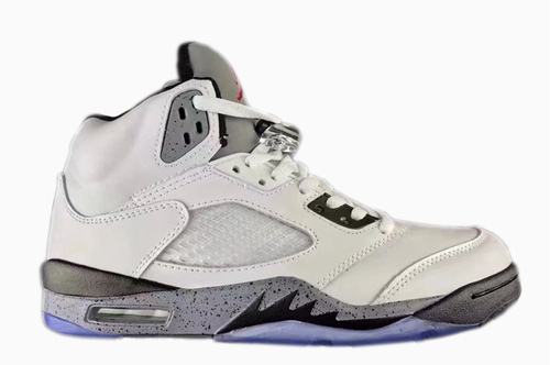 Retro Air Jordan 5 White Cement