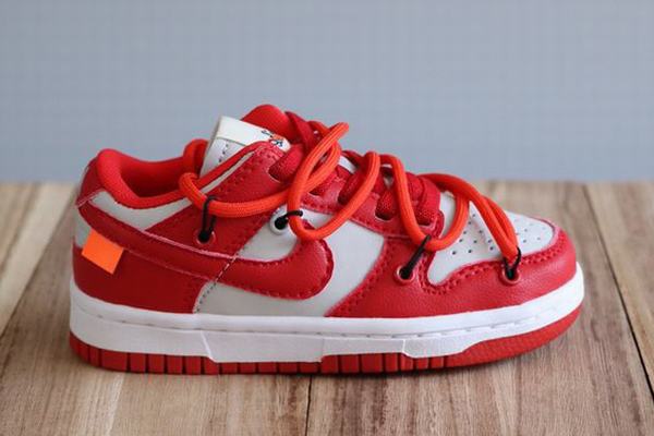Dunk SB Low White Red Chicago Kids