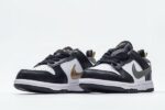 Dunk SB Low White Black Gold Kids