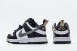 Dunk SB Low White Black Gold Kids