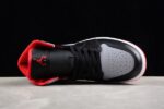 Retro Air Jordan 1 Mid Black Grey Red