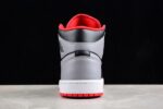 Retro Air Jordan 1 Mid Black Grey Red