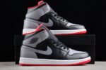Retro Air Jordan 1 Mid Black Grey Red